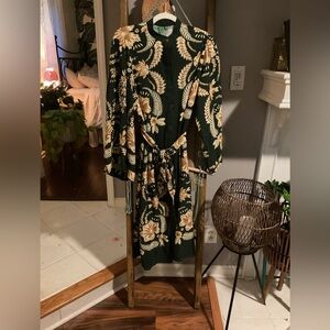 FarmRIO Green Midi dress